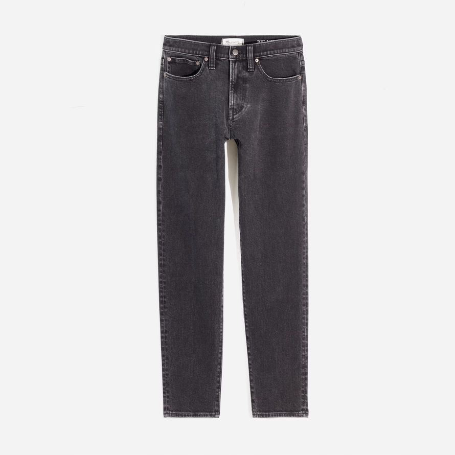 madewell relajado cono jeans de color gris oscuro