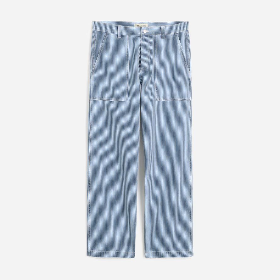 madewell holgado superávit ingeniero bandas mens jeans azul