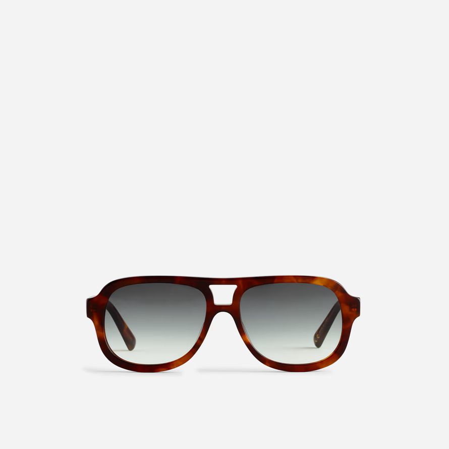 mens madewell dashden aviador gafas de sol marrón