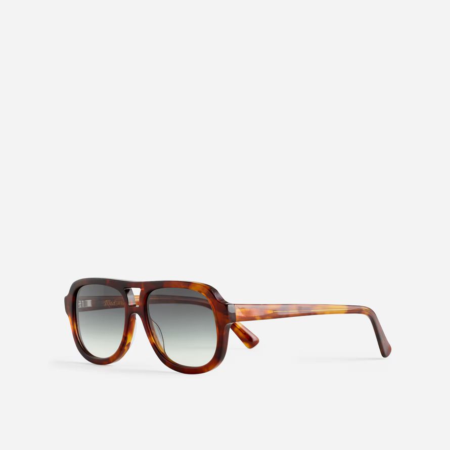 mens madewell dashden aviador gafas de sol marrón