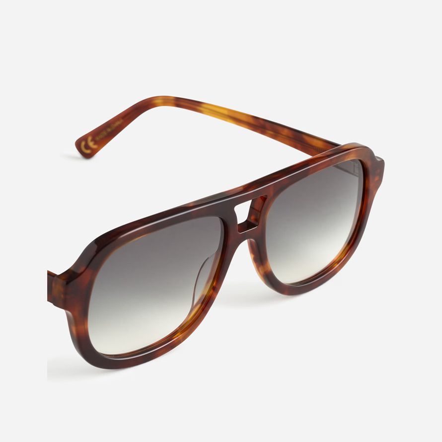 mens madewell dashden aviador gafas de sol marrón