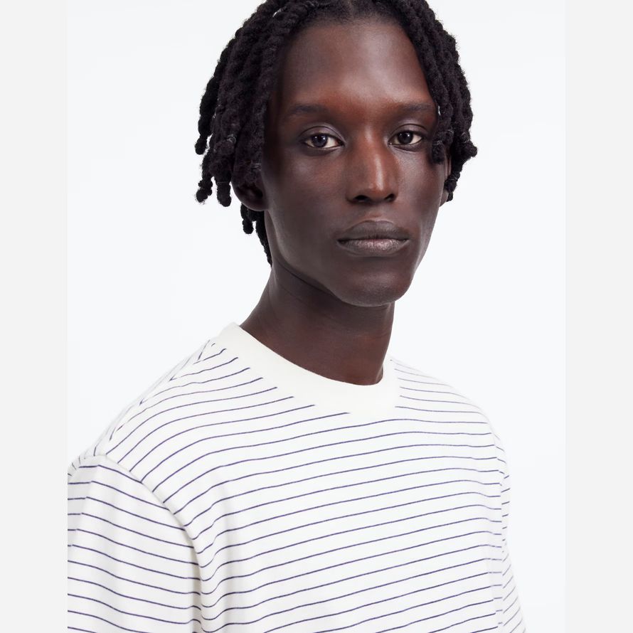 blanco azul para hombre madewell el vintage camisetas