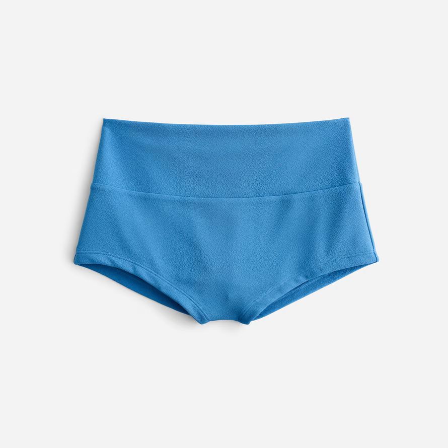 azul mujeres madewell zulu amp zephyr océano azul de textura de la parte de abajo del bikini