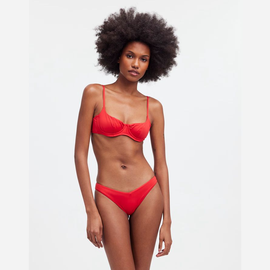red de mujeres madewell frankies bikinis enzo parte de abajo del bikini