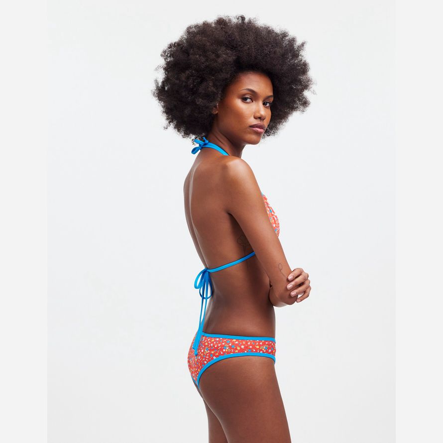 rojo naranja azul para mujer de madewell frankies paloma clásico de la parte de abajo del bikini